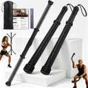 2-in-1 Ropeless Battle Rope & Vibration Bar, Portable Cordless Fitness Ropes for Home Gym, Strength Building, HIIT Training & Low-Impact Aerobic Training for Men and Women
