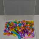 100 Count Disposable Mini Plastic Spoons, Multi-Color Small Dessert Spoons for Ice Cream Cake Yogurt Jelly and Suit for Party Tasting and Celebration