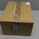 GO&SO 6 Pack Clear Bubble Seeded Glass Shade, 5.5in Height, 3.94in Diameter, 1.65in Fitter, Cylinder Glass Lamp Shade Replacement,for Pendant light/Wall Sconce/Floor Lamp/Desk Lamp/Chandelier