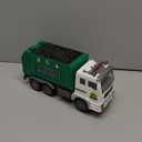 Zetz Brands Toy Garbage Truck with 4D Lights & Sounds for Boys, Toddlers, Kids 3+ - Trash Trucks Vehicle, Push Toy Car, Bump & Go w/Recycle and Sanitation Sticker  Ideal Birthday