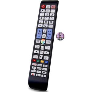 MYHGRC-Replacement Samsung Backlit TV Remote Control for All Samsung LED Smart TVs with Netflix, Prim Video, Smart Hub Button