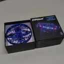 Hand Operated Flying Toy Drone for Kids, 360 Hands Free Motion Sensors Mini Drone with Cool LED Lights, Easy Indoor Small UFO Toy Flying Ball Drone for 6 7 8 9 10+ Year Old Boys and Girls (Blue)