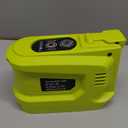 VoLtTech Real 200W Power Inverter Compatible with Ryobi 18V Battery, 18V to 110V120V, Portable Phone Charger with USB Charger Adapter, 2 USB Ports & 1 Type-C & 1 AC Outlet (No Battery)