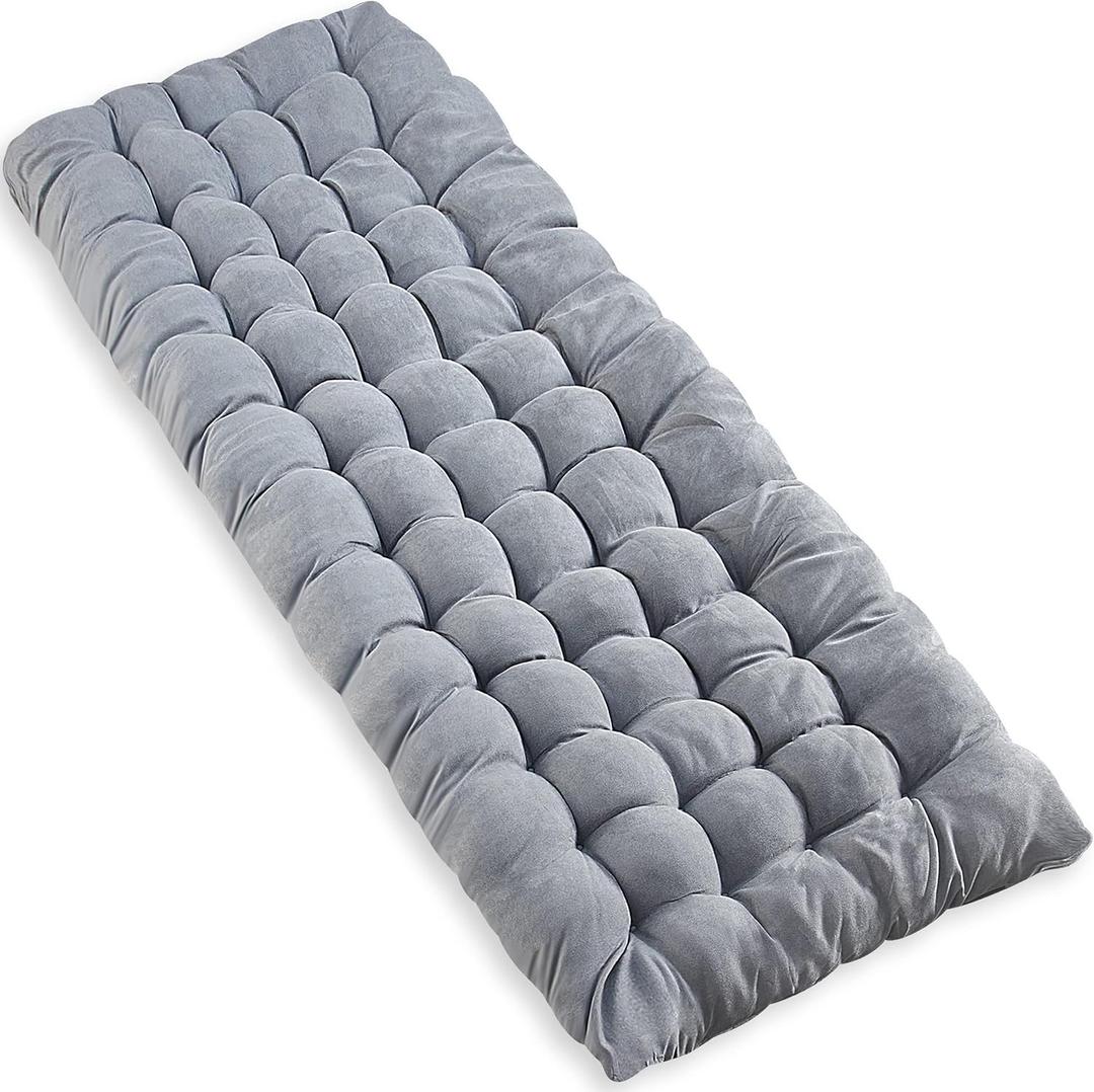 Vaygway Outdoor Camping Cot Pads Mattress- Soft Comfortable Lightweight Thick Cotton Sleeping Cot- Portable Hiking, Traveling, Backpacking Waterproof Bottom Pad Mattress