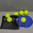 Tennis Rebound Ball & Trainer Kit with 6 Balls & 4 Elastic Ropes for Beginners, Kids & Adults