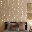 Curtain Lights Warm White 240 LEDs XL SIZE/10 FT WIDE battery-Operated