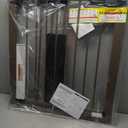 InnoTruth 29.6-39.1 in Wide Baby Gate for Stairs and Doorways, Brown