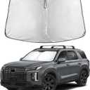 EcoNour Windshield Sunshade Compatible for Hyundai Palisade 2020-2024 2025 2026, Sun Visor for Front Windshield & Window Sun Shade Cover, UV Heat Blocker & Protector, Car Accessories