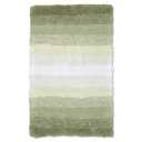 Large Soft Stripe Bathroom Anti-slip Quick Dry Blue Brown Modern Bath Rug Mats
 2 ft x 3 ft