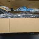 Big and Tall Home Office Desk Chair 500lb Capacity for Heavy People, Ergonomic Wide Mesh Desk Chair with Stepless Recline & Lock, 5.5" Thick Cushion, High Back, Adjustable Height & Armrests (Black)