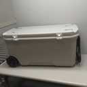 Coleman Classic Series Insulated Portable Rolling Cooler with Wheels, Leak-Resistant Outdoor Hard Cooler Keeps Ice up to 5 Days, 100-Quart