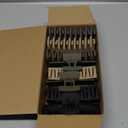 TOCESS 8 Pack Neutral Big Hair Claw Clips for Women Large Claw Clip for Thin Thick Curly Hair 90's Strong Hold 4.33 Inch Nonslip Matte Jumbo Hair Clips (Assorted D.Black, Brown, Dark Gray, Khaki)