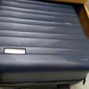Amazon Basics 21" Hardside Carry-On Luggage with Multi-directional Wheels, Expandable for Up to 25% More Space, Scratch-Resistant Surface, Organized Interior, Navy Blue