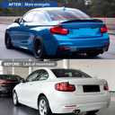 Rear Spoiler for BMW 2 Series M2 F87 F22 F23 M235i M240i 218i 220i 228i 2014-2021 Coupe Trunk Spoiler Wing Trunk Tail Rear Trunk Lid 2 Door,Glossy Black Performance Rear Wing - PSM Style
