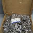 1-3/8 inch Overlay Soft Close Hinges for Kitchen Cabinet Hinges Satin Nickel Hidden Hinges Stainless Steel Concealed Hinge self Closing