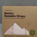 KeaBabies 3-Pack Organic Baby Swaddle Sleep Sacks - Swaddles for Newborns, Infant 0-3 Months, Baby Girls, Boys, Soft & Snug Newborn Sleep Sack, Nursery Swaddling Blankets (Angelic) (One Size)