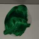 Morvally Short Straight Bob Wig Heat Resistant Hair with Blunt Bangs Natural Looking Cosplay Costume Daily Wigs for Women (14", Green)