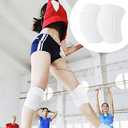 Volleyball Knee Pads, Soft Breathable Thick Sponge Youth Volleyball Knee Pads for Men Women Girls Knees Protective, Knee Pads for Volleyball Basketball Football Dance Workout Climbing etc Various Sports M (White)