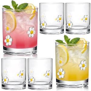 Mixing Glass Cocktail 4Pcs Set Daisy