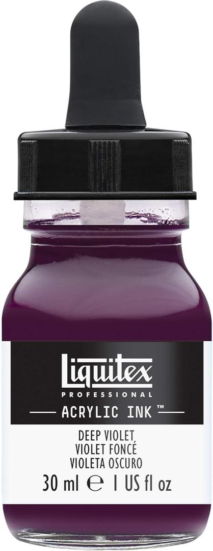 Liquitex Professional Acrylic Ink, 1-oz (30ml) Jar, Deep Violet
