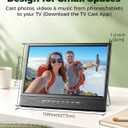 Desobry 12 Inch Small Smart TV, LCD Small Kitchen TV with WiFi