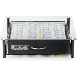 Bartesian Cocktail Capsule Storage Drawer Organizer - Stylish Mixology Cocktails Drink Mixer Holder Dispenser - Home Bar Accessories for Cocktail Maker Machine - Holds Up to 36 Bartesian Capsules