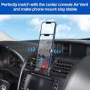 Car Phone Mount Compatible with Subaru Forester 2013-2018, Center Console Air Outlet Cell Phone Holder, Handsfree Air Vent Phone Stand, Telescopic Arm Holder-B Style