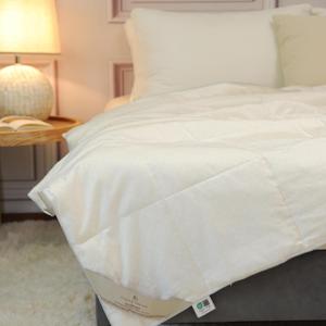 CUDDLE DREAMS Wool Comforter Duvet Insert, 100% Australian Wool Filling with Soft Noiseless Cotton Shell, Natural Warmth (Lightweight for Summer, Queen)