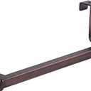 iDesign Marcel Steel Over-the-Cabinet Towel Bar - 9.7" x 2.4" x 5.6", Bronze