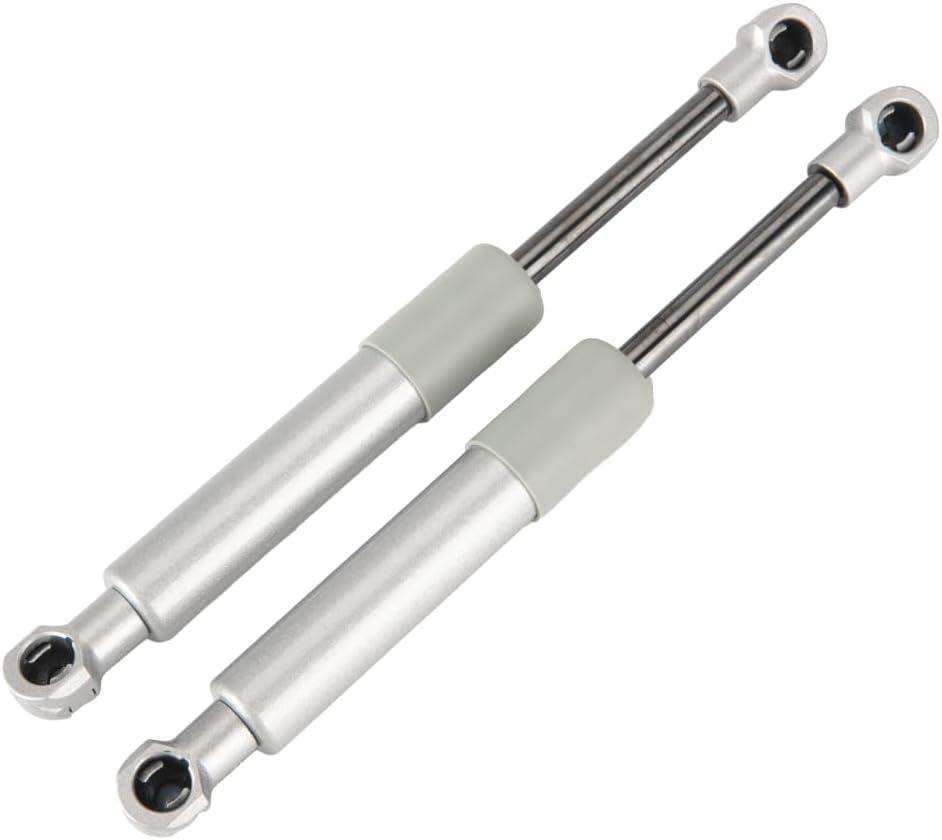 8 Inch 250N / 55Lbs Universal Lift Supports Struts Shocks Gas Spring Silver - Compatible for RV Car Boat Bus - Set of 2