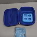 YouKnow Hard Case and Silicone Cover for Yoto Mini Player, Kids Audio Music Accessory with Card Case Holder for up to 10 Cards (Blue)