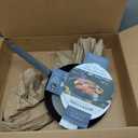 Merten & Storck Pre-Seasoned Carbon Steel 10 Frying Pan Skillet, Use on Induction, Stove and Grill, Durable, Even-Heating, for Searing, Grilling, Oven Use, and Campfire, Indoor/Outdoor (Black)