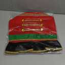 Bonuci Christmas Nutcracker Hat Tree Topper Large Nutcracker Soldier Xmas Tree Ornament for Display Cute Finial Decor Party(Classic Color)