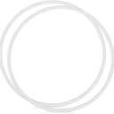 2 Pcs Toy Hoop Exercise Hoop Detachable Adjustable Plastic Toy Ring Playground Equipment for School Colored Circles Exercise Ring for Teens Dog Agility Equipment(White,23 Inch)