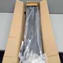 Muzata 4Pack Black Stair Cable Railing Post 36 Inch for 25-35 Degrees Stair 36"x2"x2" Surface Mount T304 Stainless Steel Cable Railing System Kit Indoor Outdoor with Paper User Guide