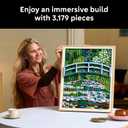 LEGO Art Claude Monet Bridge Over a Pond of Water Lilies - Building Sets for Adults, Ages 18+ - Wall Decor for Living Room or Home Office - Gift for Women & Men - 31220