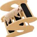 Wood Stairs for Dogs WoodPattern,80lb