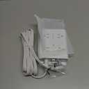 15FT Flat Plug Extension Cord with Multiple Outlets, Surge Protector Power Strip with 8 Outlets 4 USB Ports (2 USB C), Multi Outlet Wall Plug for Home Office College Dorm Room Essentials (White)