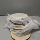 KARAVELLA Large Wood Slices for Centerpieces – Wood Centerpieces for Tables, Rustic Wedding Centerpiece, Natural Wood Slabs, Thin Slices 10-11 inches (10 Pack)