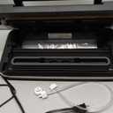 95KPa Food Vacuum Sealer Machine, 230W Vacuum Pack Machine 12-in-1 Automatic Powerful Food Preservation System with Double Heat Seal, Includes Built-in Cutter, Storage, 1 Roll & 10 Bags