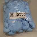 DeZerlor 50 Pack Light Blue Cheesecloth Napkins Spring Cloth Napkins Set of 50 Baby Blue Dinner Napkins Bulk 21x21 Inches for Wedding Bridal Shower Baby Shower Parties