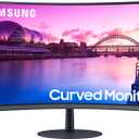 Samsung 27-Inch S39C Series FHD Curved Gaming Monitor, 75Hz, AMD Free Sync, Game Mode, Advanced Eye Comfort, Frameless Display, Built in Speakers, Slim Metal Stand, LS27C392EANXGO, Black