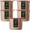VIVOSUN 5-Pack 30 Gallons Grow Bags Heavy Duty Thickened Nonwoven Fabric Pots with Strap Handles Tan