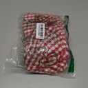 Floerns Women's Gingham Print tie Shoulder Sleeveless Ruffle Hem cami Dress (Red and White, XS)