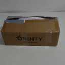 GRENTY Metal Arch Backdrop Stand and Cover Set 7.2FT/6FT, Wedding Arch Frame with Spiral Rotating Joint and 2 Wrinkle-Resistant Cover for Birthday, Anniversary, Wedding, Party, Baby Shower (White)