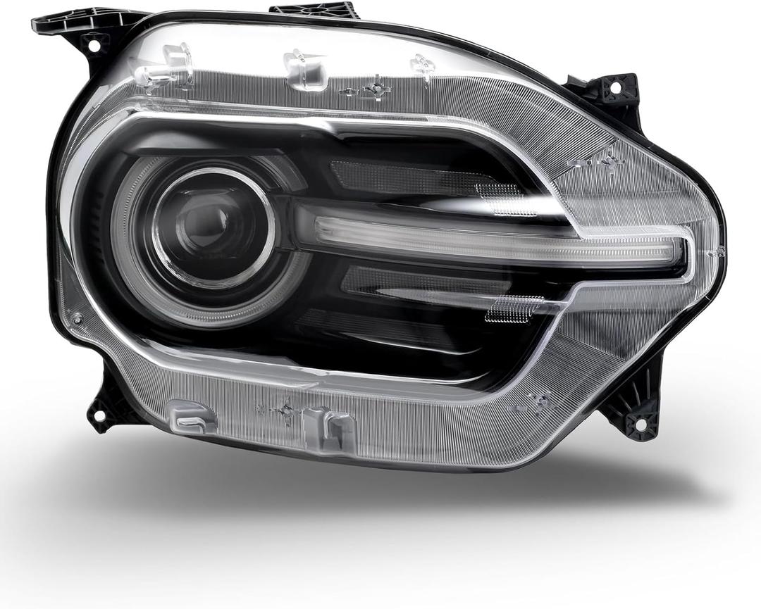 Headlights Assembly LED Compatible with Ford Bronco Sport 2021-2024, Headlamp w/LED Signature Lighting Right Passenger Side Replacement FO2503413