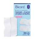 Bior Nose+Face Blackhead Remover Strips, Deep Cleansing Strips for Nose, Chin, or Forehead, Instant Blackhead Removal and Pore Unclogging, Oil-free, Non-Comedogenic Use, Value Size 24 Count
