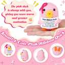 Suncalla 3 Pieces Breast Cancer Gifts for Women Handmade Emotional Funny Cute Duck Support Positive Pink Ribbon Duck Inspirational Awareness Cancer Gifts for Women Survivors Patients