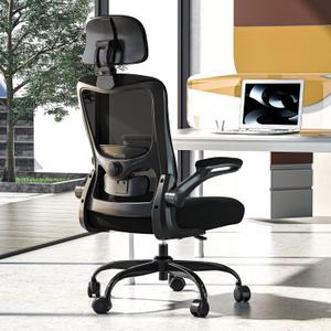 Ergonomic Office Chair for Long Hours, Full-Body Support, Relieve Neck & Back Pressure, 330LBS Capacity, Ideal for Home Office, Office & Study, Medium