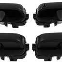 1 Lot 4 Doors Matte Black Exterior Handle Outer Handle Compatible with Ford F150 2015-2022